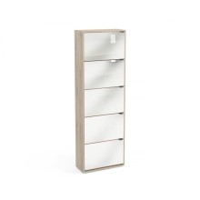 Ayaqqabı üçün tumba Art Mebel 80, laminat, qəhvəyi, 130x60x30 sm