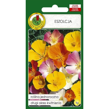 Семена цветов PNOS Eszolcja, 1 г Семена цветов PNOS Eszolcja, 1 г