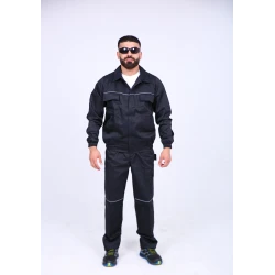 Костюм мужской Brodex 91732979, черный, полиэстер/хлопок, размер 58