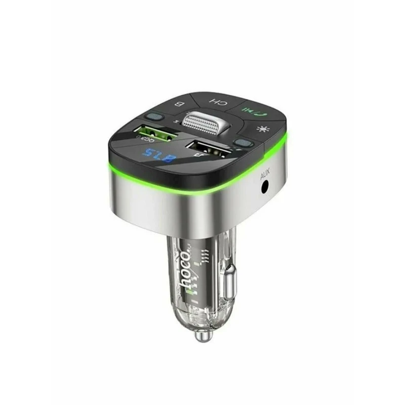 Автомобильное зарядное устройство с FM трансмиттером Hoco E71 Автомобильное зарядное устройство с FM трансмиттером Hoco E71