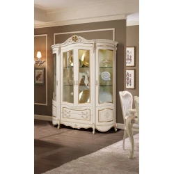 Буфет Allegro, кремовый, 2325х1914х506 мм, произведено в Беларуси Буфет Allegro, кремовый, 2325х1914х506 мм, произведено в Беларуси