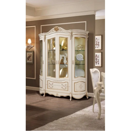 Буфет Allegro, кремовый, 2325х1914х506 мм, произведено в Беларуси Буфет Allegro, кремовый, 2325х1914х506 мм, произведено в Беларуси