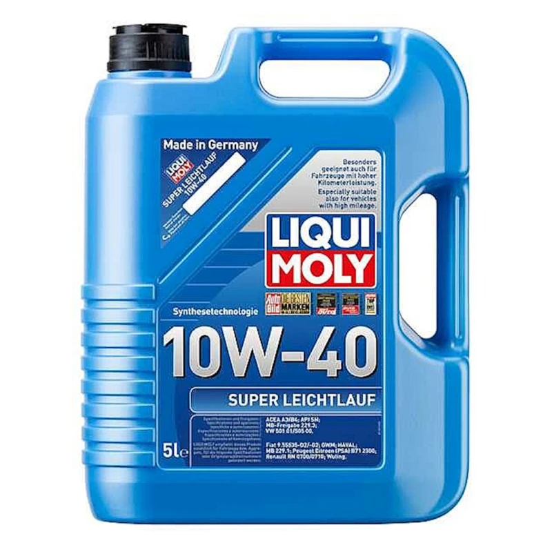Моторное масло Liqui Moly Super Leichtlauf 10W-40, 5 л Моторное масло Liqui Moly Super Leichtlauf 10W-40, 5 л