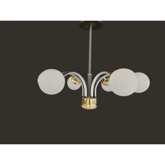 Люстра подвесная 1087, черный/золотистый Люстра подвесная 1087, черный/золотистый