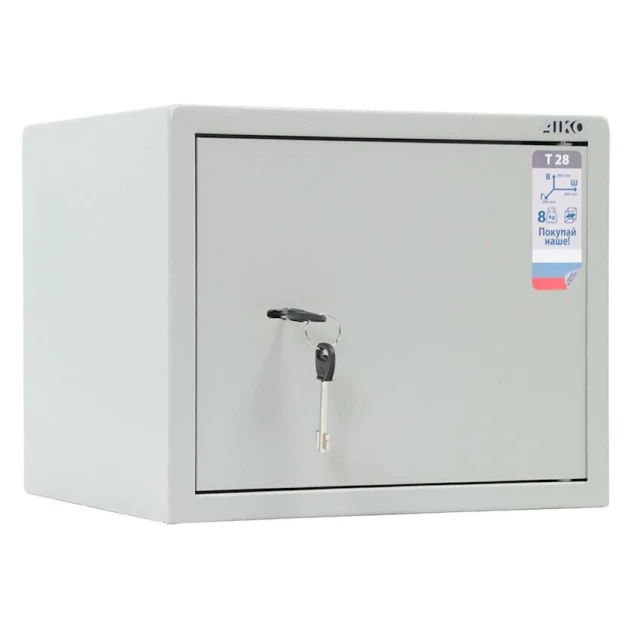 Офисный сейф AIKO T 28, ключевой, серый Офисный сейф AIKO T 28, ключевой, серый