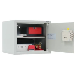 Офисный сейф AIKO T 28, ключевой, серый