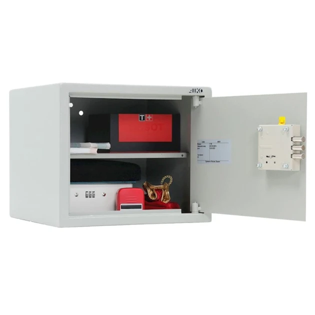 Офисный сейф AIKO T 28, ключевой, серый Офисный сейф AIKO T 28, ключевой, серый