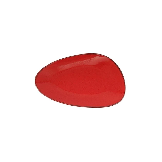 Тарелка Porland Seasons 04ALM007978, фарфор, красная, 37 см Тарелка Porland Seasons 04ALM007978, фарфор, красная, 37 см