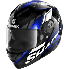 Motosikl dəbilqəsi Shark Ridill 1.2 Phaz KBW, termoplastik, qara/göy/ağ, ölçü S