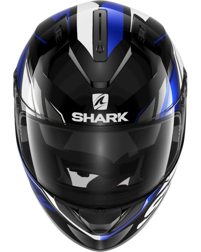 Motosikl dəbilqəsi Shark Ridill 1.2 Phaz KBW, termoplastik, qara/göy/ağ, ölçü S