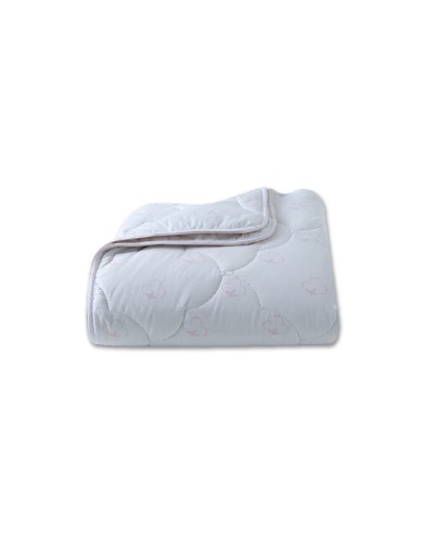 Yorğan Yataş Pamuk 235x215 sm, ikinəfərlik XL, bütün fəsillər, pambıq, bej