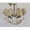 Люстра подвесная Şəms Aydınlatma 85049-6, 6 рожков, E14, античная бронза/стеклянная хрусталь Люстра подвесная Şəms Aydınlatma 85049-6, 6 рожков, E14, античная бронза/стеклянная хрусталь