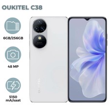 Smartfon Oukitel C38 6GB/256GB White (6931940742924)