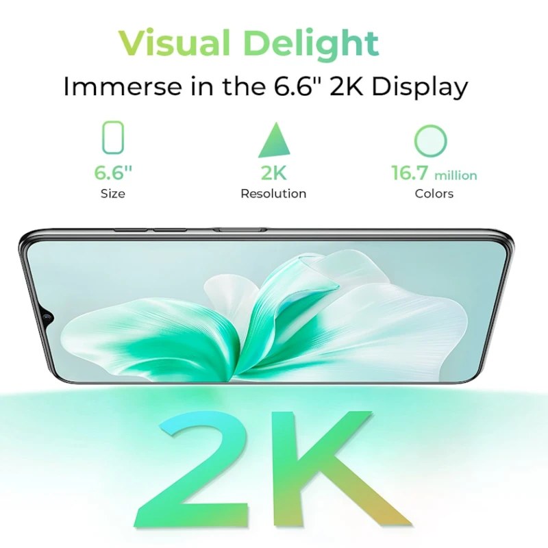 Смартфон Oukitel C38 6GB/256GB White (6931940742924)