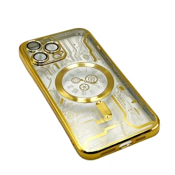 Çexol SS483 Apple iPhone 13 Pro Max üçün Gold