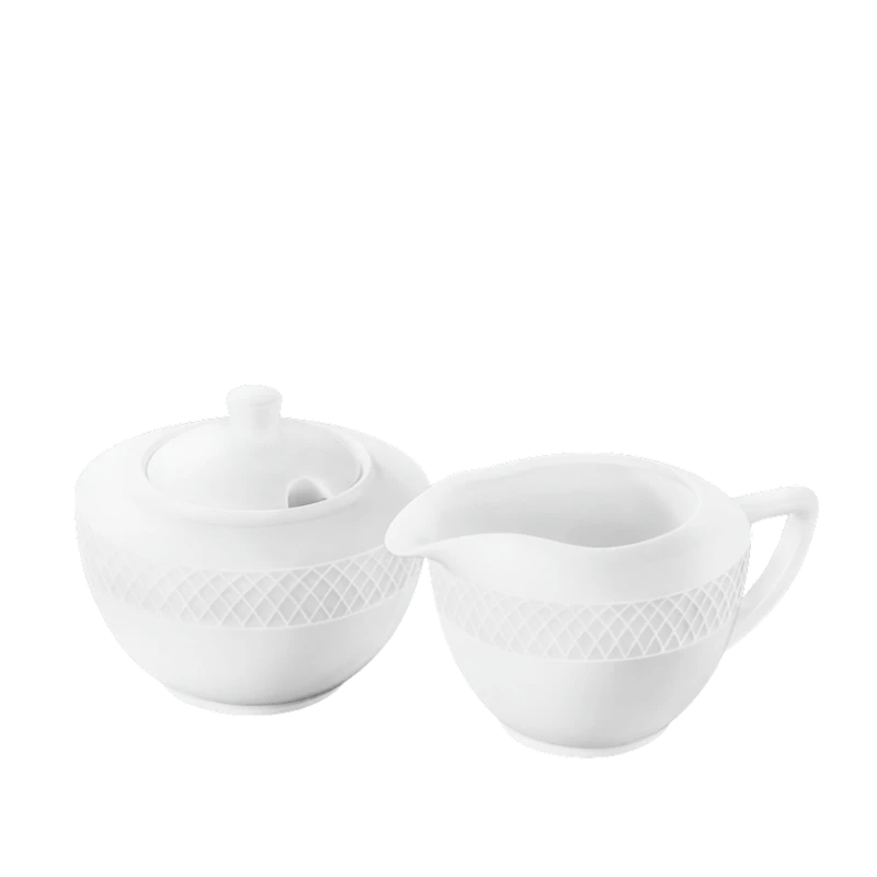 Набор сахарница и молочник Wilmax WL‑880112/2C, 2 шт, 340 мл, 280 мл, фарфор, белый Набор сахарница и молочник Wilmax WL‑880112/2C, 2 шт, 340 мл, 280 мл, фарфор, белый