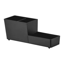 Подставка для кухонных приборов IKEA Rinnig пластик, черный, 31x12x10 см