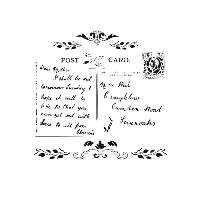 Trafaret interyer üçün Cadence Home Decor Midi Serie HDM-09, 25x25