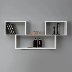 Полка Letta, белая, ЛДСП, 109х20х52 см Полка Letta, белая, ЛДСП, 109х20х52 см