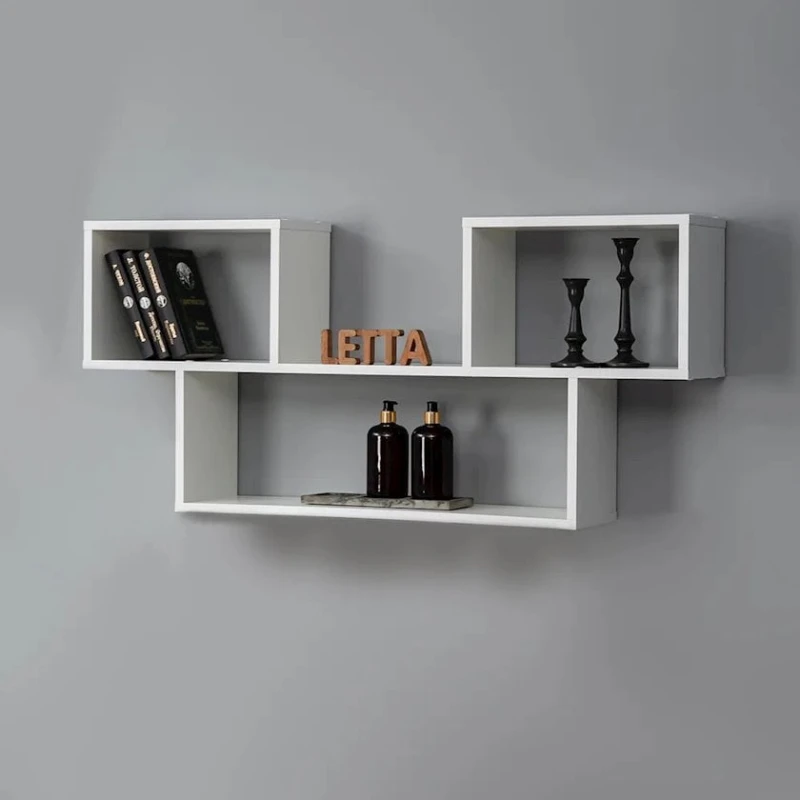 Полка Letta, белая, ЛДСП, 109х20х52 см Полка Letta, белая, ЛДСП, 109х20х52 см