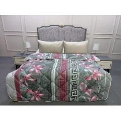 Yorğan TZE-714, 160x220 sm, birnəfərlik, qış, velür, rəngbərəng