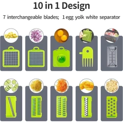 Измельчитель 16 in 1 UM001001104, пластик, серый Измельчитель 16 in 1 UM001001104, пластик, серый