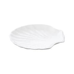 Блюдо ракушка Wilmax WL‑992010/A, фигурное, 13x12x2 см, фарфор, белый