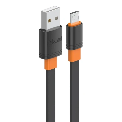 Кабель Celebrat CB-33 A-M USB to Micro USB, 1 м, Black