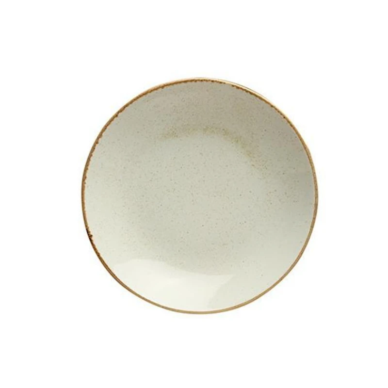 Dərin boşqab Porland Seasons 04ALM003461, 30 sm, farfor, bej