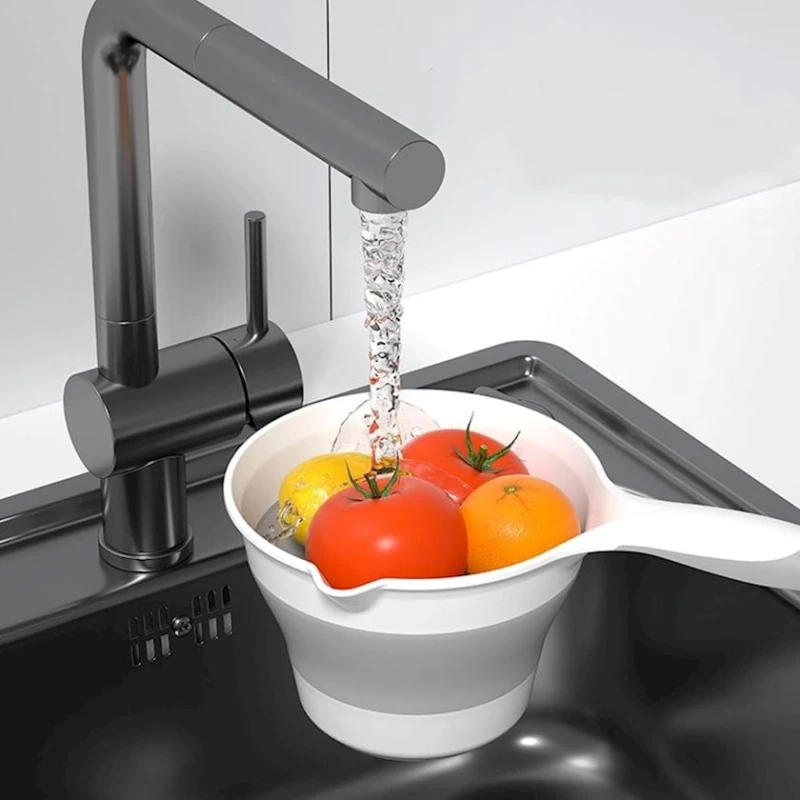 Таз nh_3a777da0, пластик, с ручкой, серый Таз nh_3a777da0, пластик, с ручкой, серый