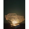 3D лампа 3d lights Классическая Машина, прозрачный, 19х32 см 3D лампа 3d lights Классическая Машина, прозрачный, 19х32 см