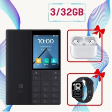 Smartfon Duoqin Qin F22 3GB/32GB Black (A-Klass AirPods Pro 2 və A-Klass Series 10 Smart Saat hədiyyə ilə) - DUOQINF22_32GB_BLACK_GIFT