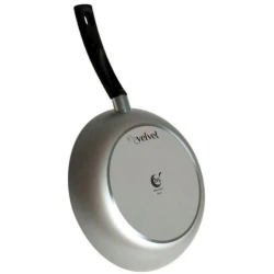 Сковородка TVS Velvet, 18 см, алюминий, серый/черный