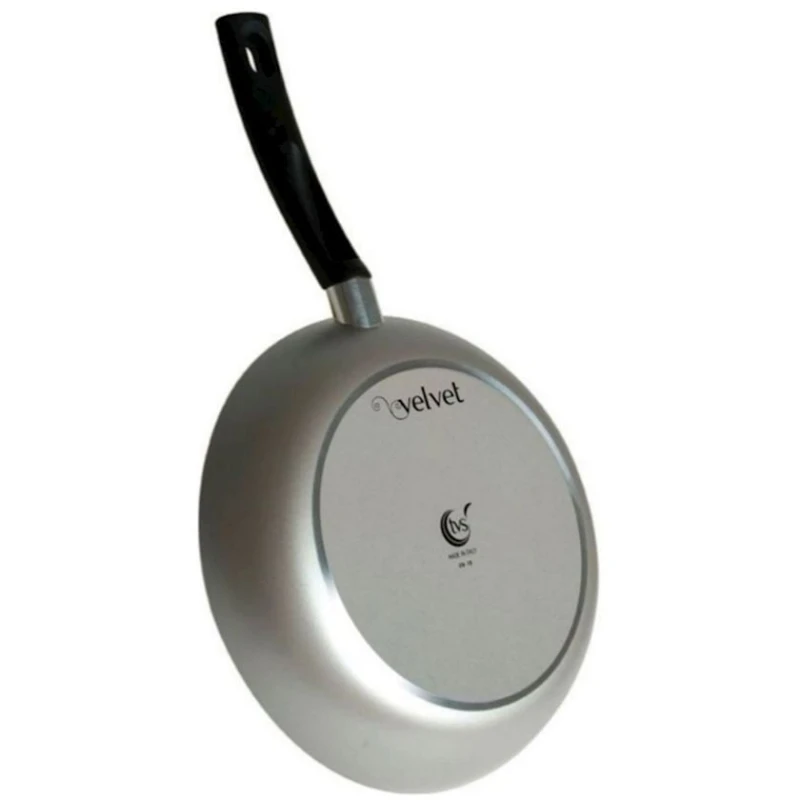 Сковородка TVS Velvet, 18 см, алюминий, серый/черный Сковородка TVS Velvet, 18 см, алюминий, серый/черный