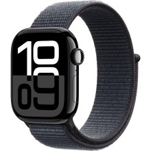 Ağıllı saat Apple Watch Series 10 GPS 46mm Jet Black Aluminium Case with Ink Sport Loop