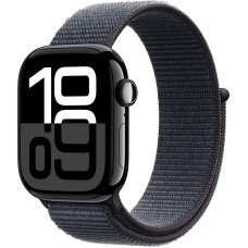 Ağıllı saat Apple Watch Series 10 GPS 46mm Jet Black Aluminium Case with Ink Sport Loop