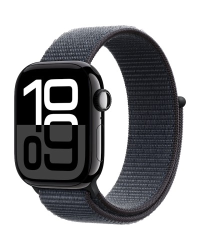 Ağıllı saat Apple Watch Series 10 GPS 46mm Jet Black Aluminium Case with Ink Sport Loop