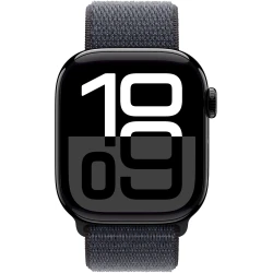Ağıllı saat Apple Watch Series 10 GPS 46mm Jet Black Aluminium Case with Ink Sport Loop