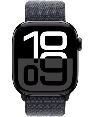 Ağıllı saat Apple Watch Series 10 GPS 46mm Jet Black Aluminium Case with Ink Sport Loop
