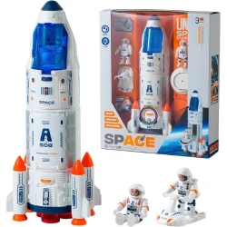 Kosmonavt oyunu SX-30 Space, işıq və səs effektləri ilə, ağ/göy