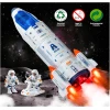 Kosmonavt oyunu SX-30 Space, işıq və səs effektləri ilə, ağ/göy