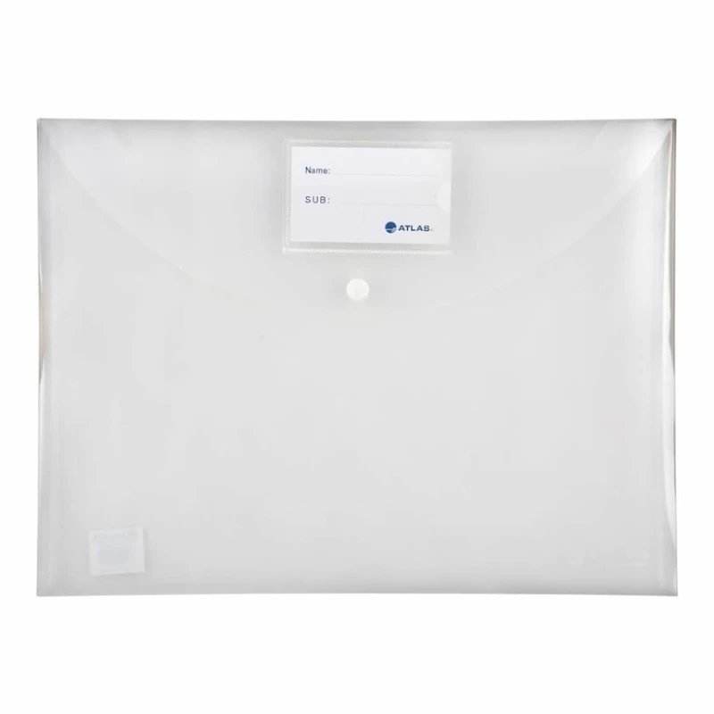 Пластиковая папка Atlas ASF10038 Maybek, белая
