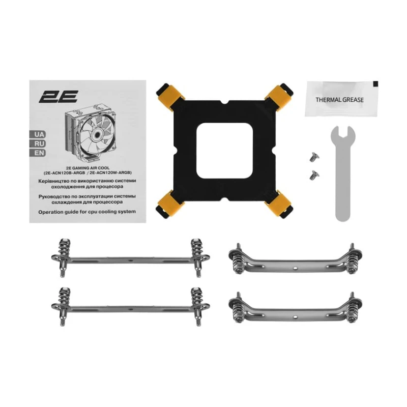 Кулер для процессора 2E GAMING Air Cool ACN120W-ARGB (2E-ACN120W-ARGB) Кулер для процессора 2E GAMING Air Cool ACN120W-ARGB (2E-ACN120W-ARGB)