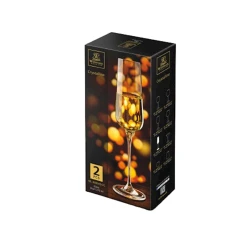 Набор бокалов для шампанского Wilmax WL‑888049/2C, 260 мл, хрусталь, прозрачный, 2 шт