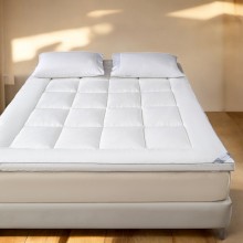 Döşək Luxe Cotton 000732, 200x200 sm, bambuk, ağ