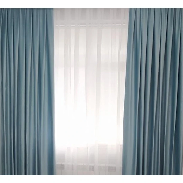 Шторы Sahara SHA-000008, зеленые