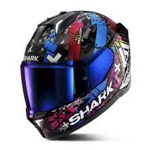 Motosikl dəbilqəsi Shark Skwal i3 Hellcat HE0828EKUBS, ölçü S, rəngbərəng