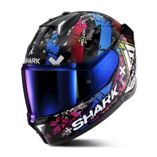 Motosikl dəbilqəsi Shark Skwal i3 Hellcat HE0828EKUBS, ölçü S, rəngbərəng