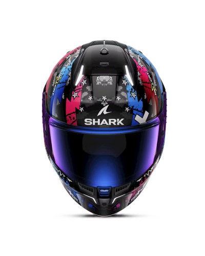 Motosikl dəbilqəsi Shark Skwal i3 Hellcat HE0828EKUBS, ölçü S, rəngbərəng