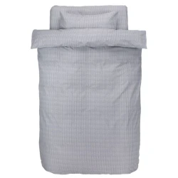 Комплект постельного белья JYSK Kajsa, пододеяльник 140x220, простыня 150x250, наволочка 50x70, полутораспальный, хлопок, фиолетовый